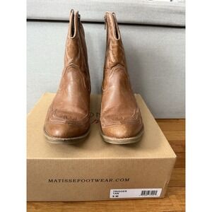 Coconuts by Matisse Women's Trigger Tan Western Cowboy Boots Size 9